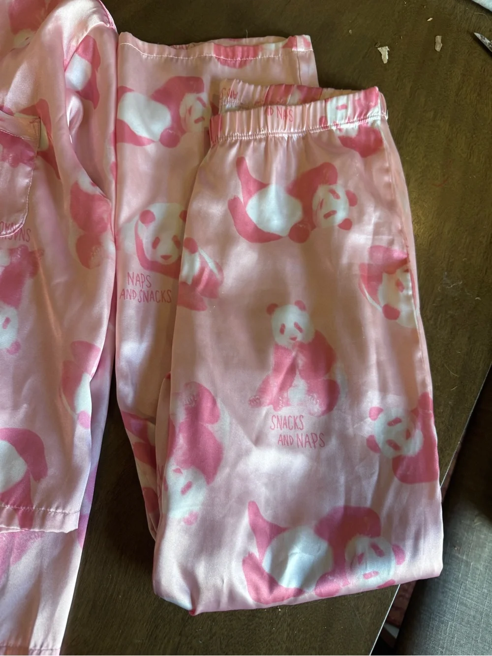 Justice Girls Panda Jammies Snacks And Naps - Size 10 Justice Sleep